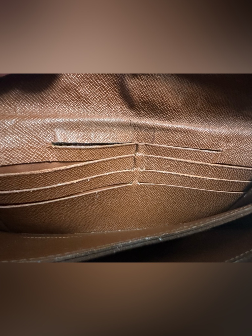 Louis Vuitton Monogram Canvas Chain Wallet in Brown with Gold Hardware - Picture 11 of 14